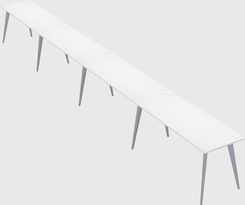 Modern rectangular office desk