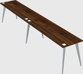 Modern rectangular office desk