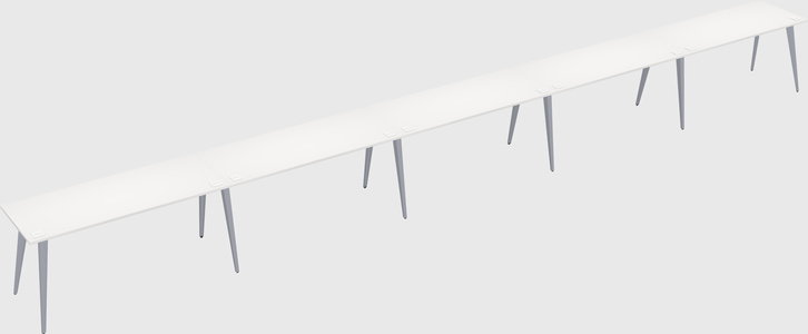 Modern rectangular office desk