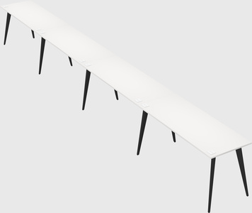 Modern rectangular office desk