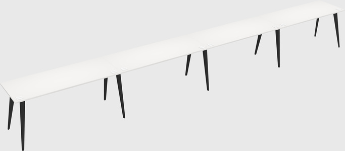 Modern rectangular office desk