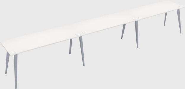 Modern rectangular office desk