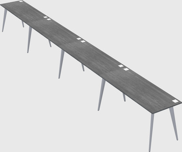 Modern rectangular office desk