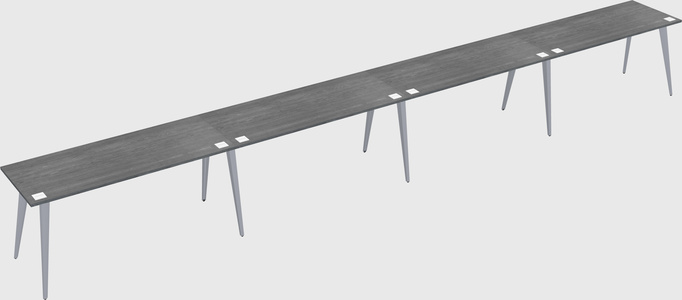 Modern rectangular office desk