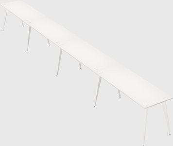 Modern rectangular office desk