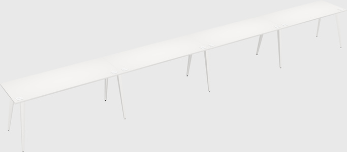 Modern rectangular office desk
