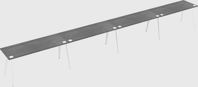 Modern rectangular office desk