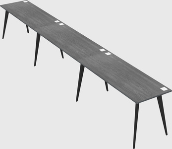 Modern rectangular office desk