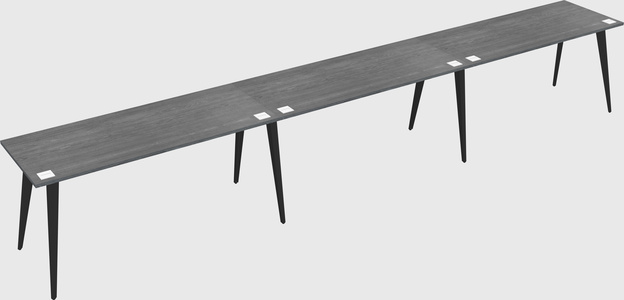 Modern rectangular office desk