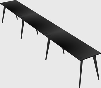 Modern rectangular office desk