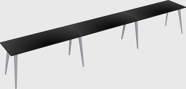 Modern rectangular office desk