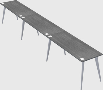 Modern rectangular office desk