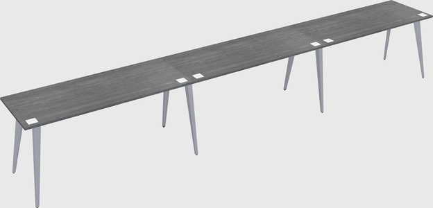 Modern rectangular office desk