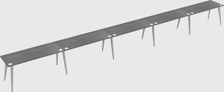 Modern rectangular office desk