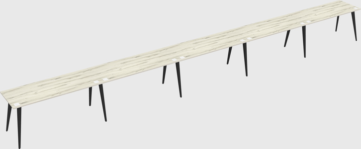 Modern rectangular office desk