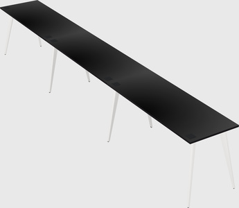 Modern rectangular office desk