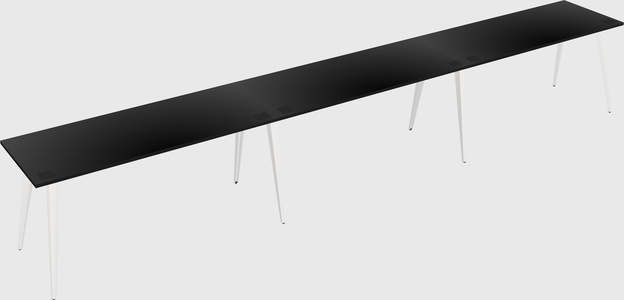 Modern rectangular office desk