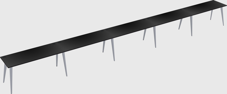 Modern Rectangular Office Desk