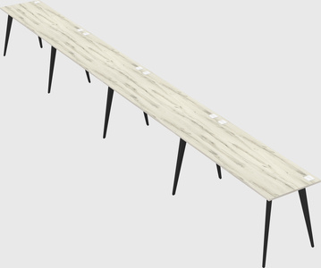Modern rectangular office desk