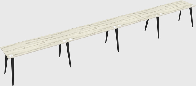 Modern rectangular office desk