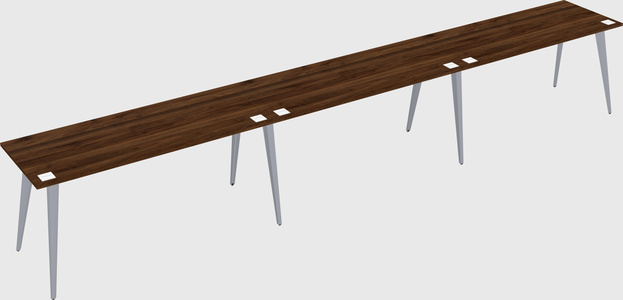 Modern rectangular office desk