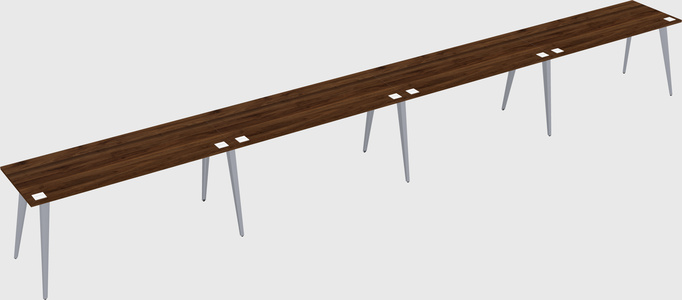 Modern rectangular office desk