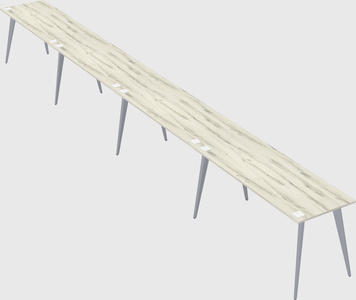 Modern rectangular office desk