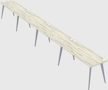 Modern rectangular office desk