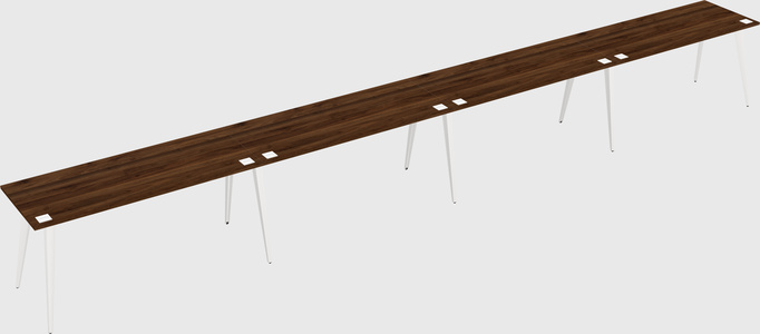 Modern rectangular office desk