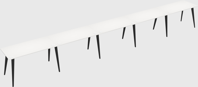 Modern rectangular office desk