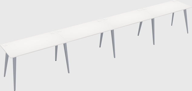 Modern rectangular office desk