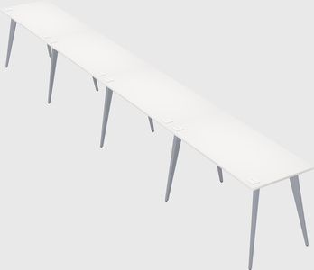 Modern rectangular office desk