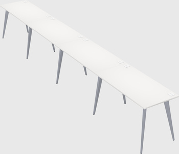 Modern rectangular office desk