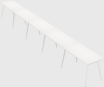 Modern rectangular office desk