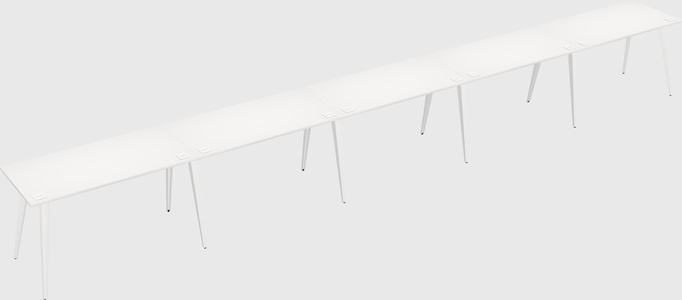 Modern rectangular office desk