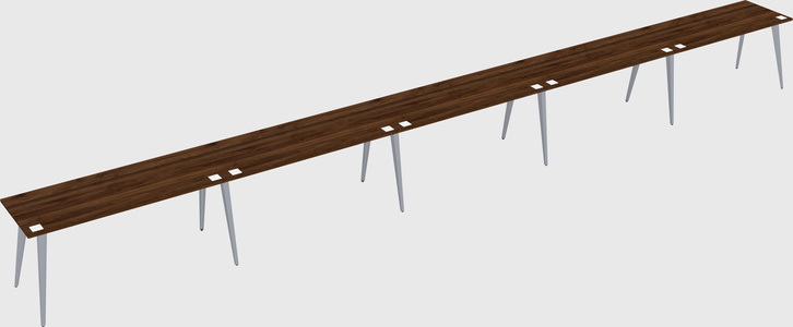 Modern rectangular office desk