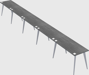 Modern rectangular office desk
