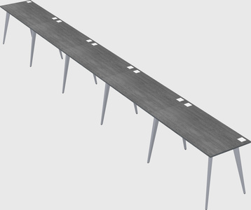 Modern rectangular office desk