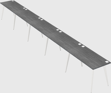 Modern rectangular office desk