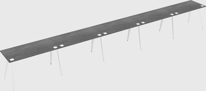 Modern rectangular office desk