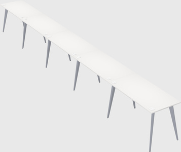 Modern rectangular office desk