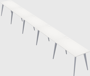 Modern rectangular office desk