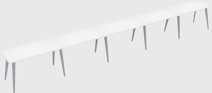 Modern rectangular office desk