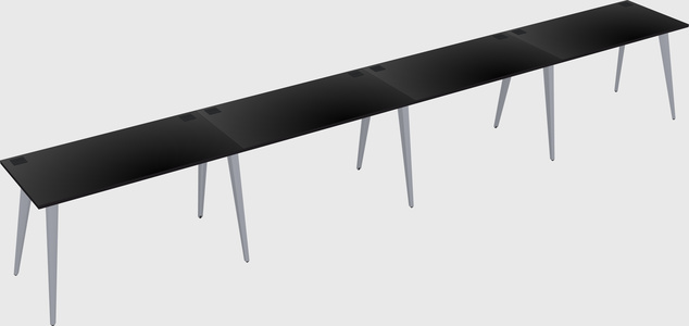 Modern Rectangular Office Desk
