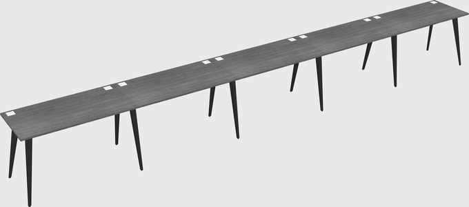 Modern Rectangular Office Desk