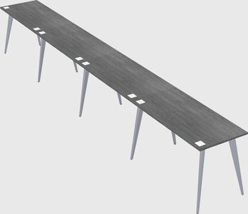 Modern rectangular office desk