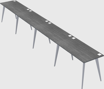 Modern rectangular office desk