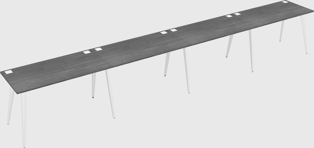 Modern rectangular office desk