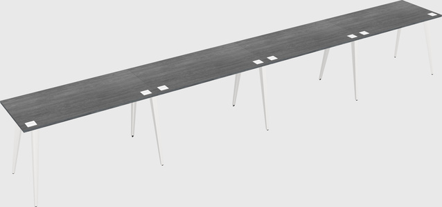 Modern rectangular office desk
