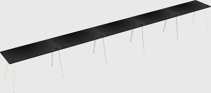 Modern rectangular office desk